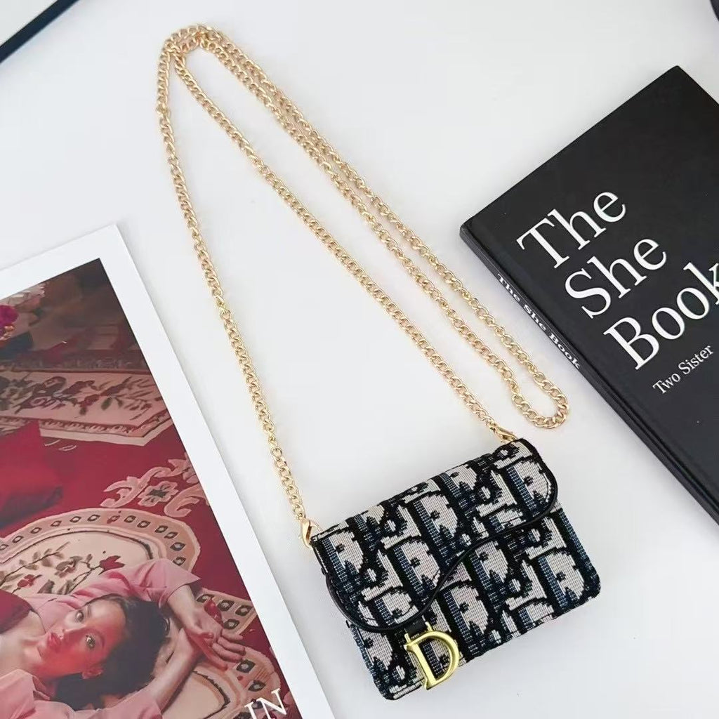 Embroidery Levels Strap Wallet Bag