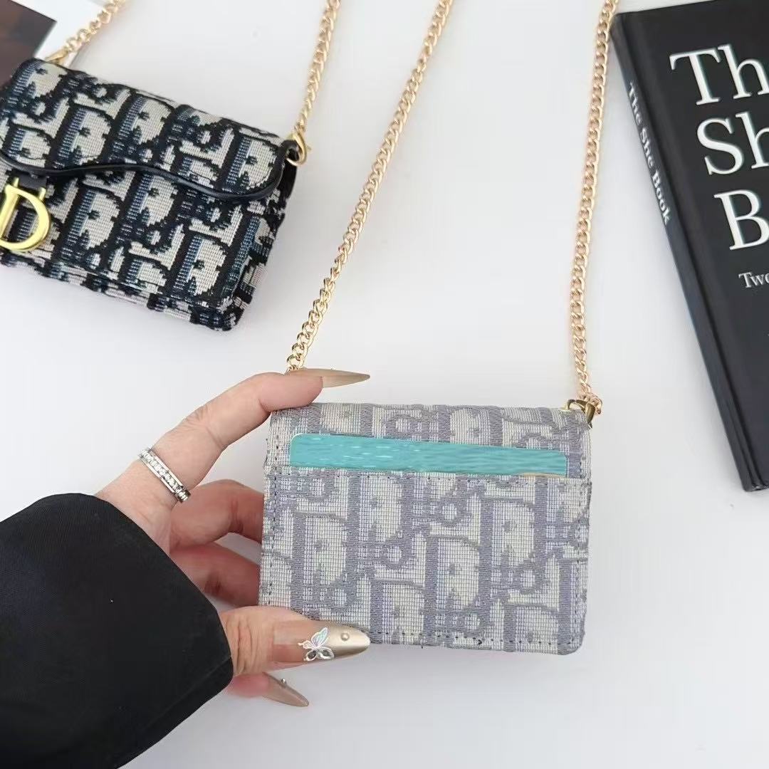 Embroidery Levels Strap Wallet Bag