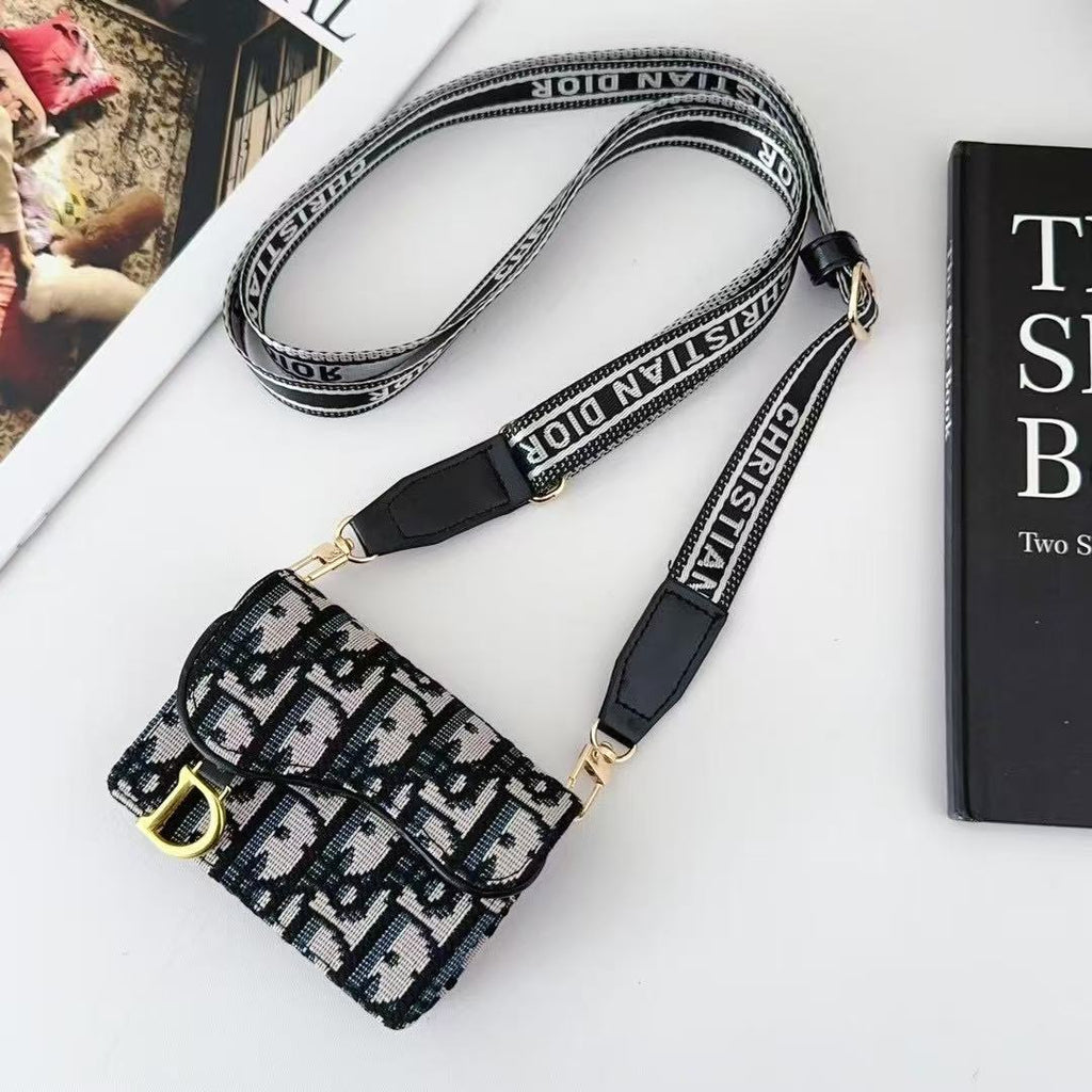 Embroidery Levels Strap Wallet Bag