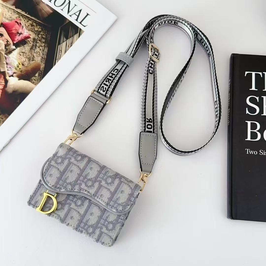Embroidery Levels Strap Wallet Bag