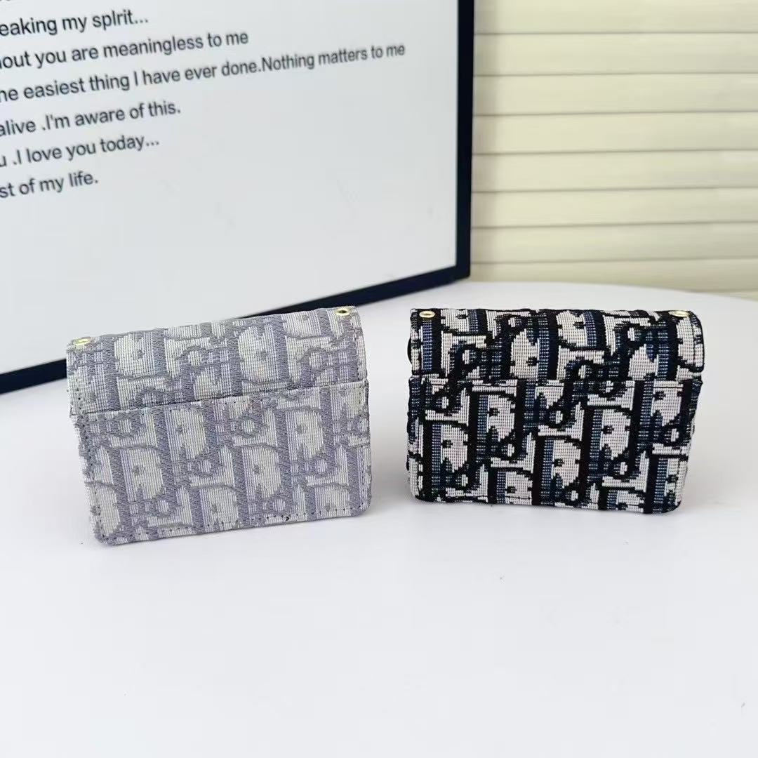 Embroidery Levels Strap Wallet Bag