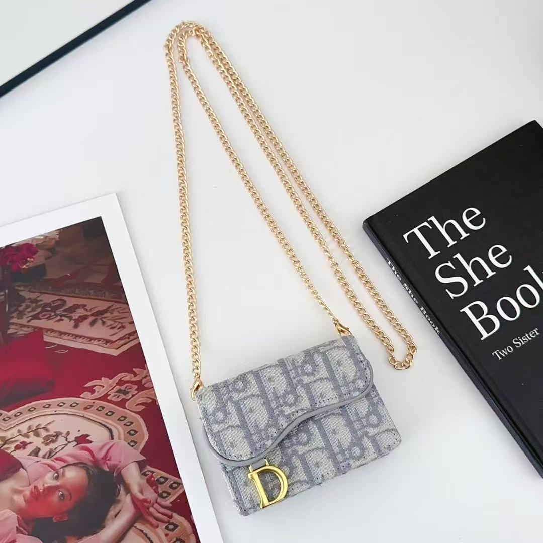 Embroidery Levels Strap Wallet Bag