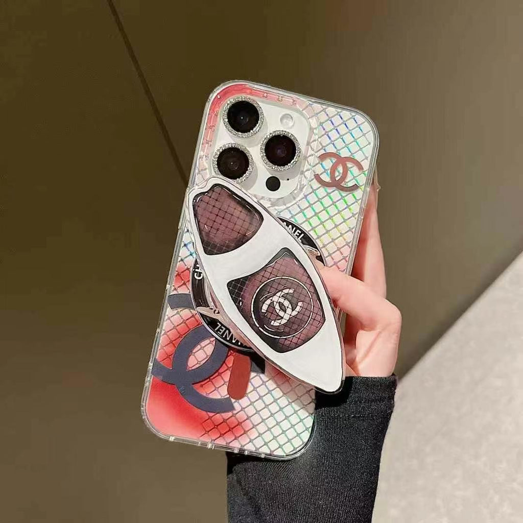 Colorful Magnetic Bracket Phone Case For iPhone