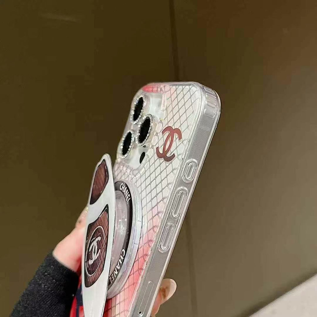 Colorful Magnetic Bracket Phone Case For iPhone