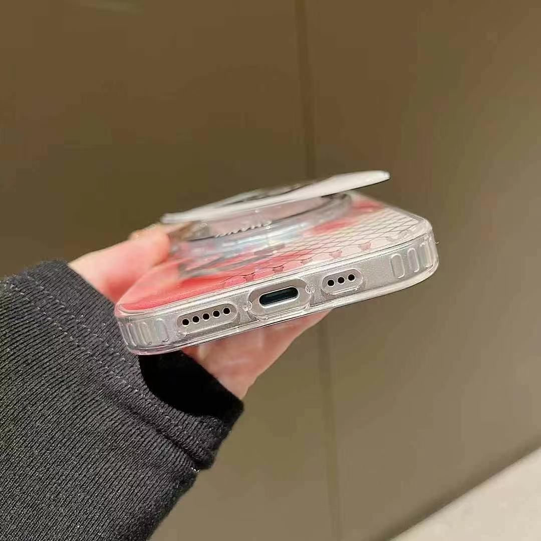 Colorful Magnetic Bracket Phone Case For iPhone