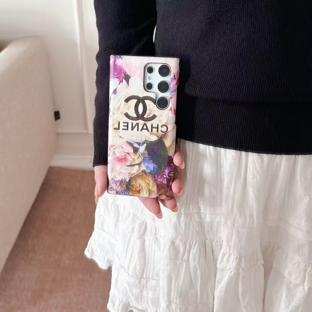 White Flowers Galaxy Case For Samsung