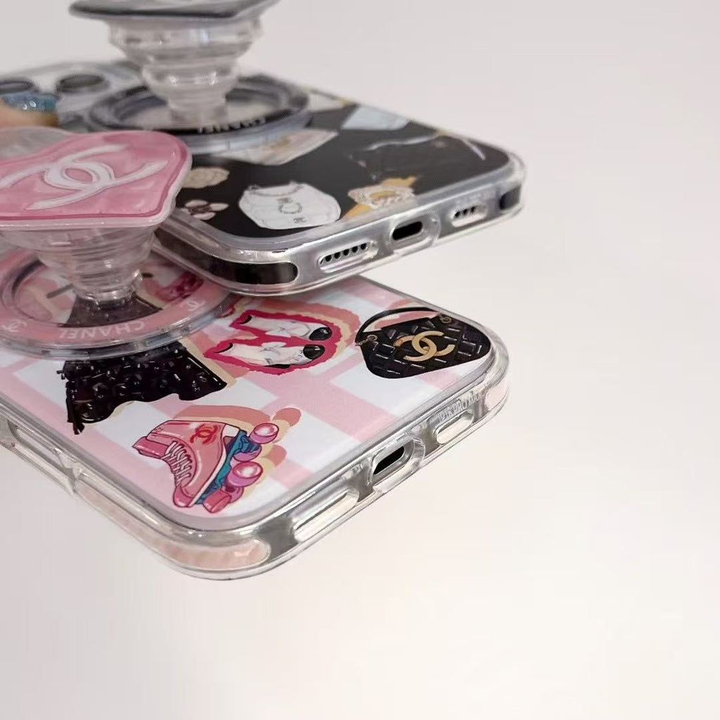 Fashionable Magnetic Bracket Case For iPhone