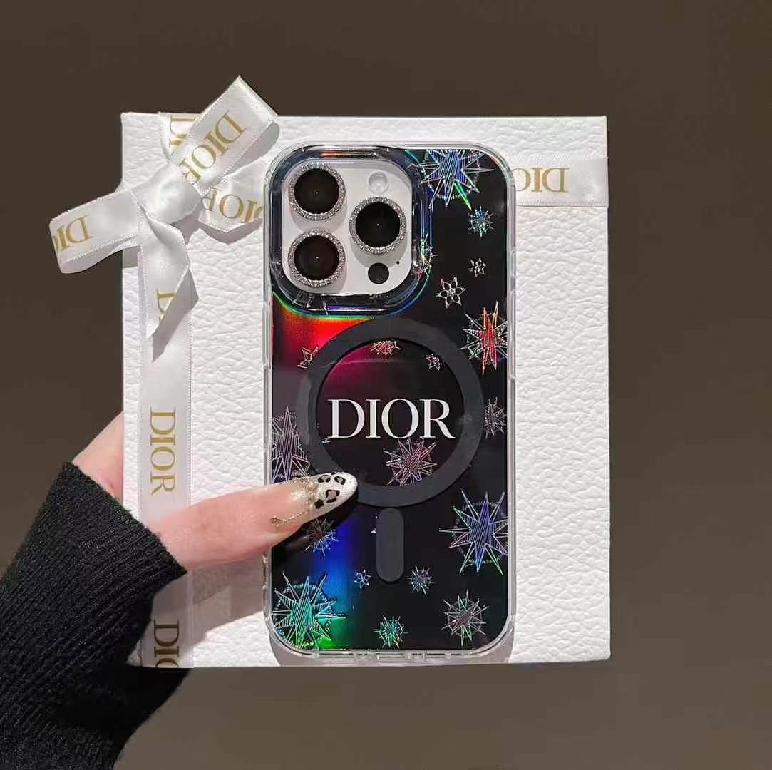 Discoloration Magnetic Bracket Phone Case For iPhone