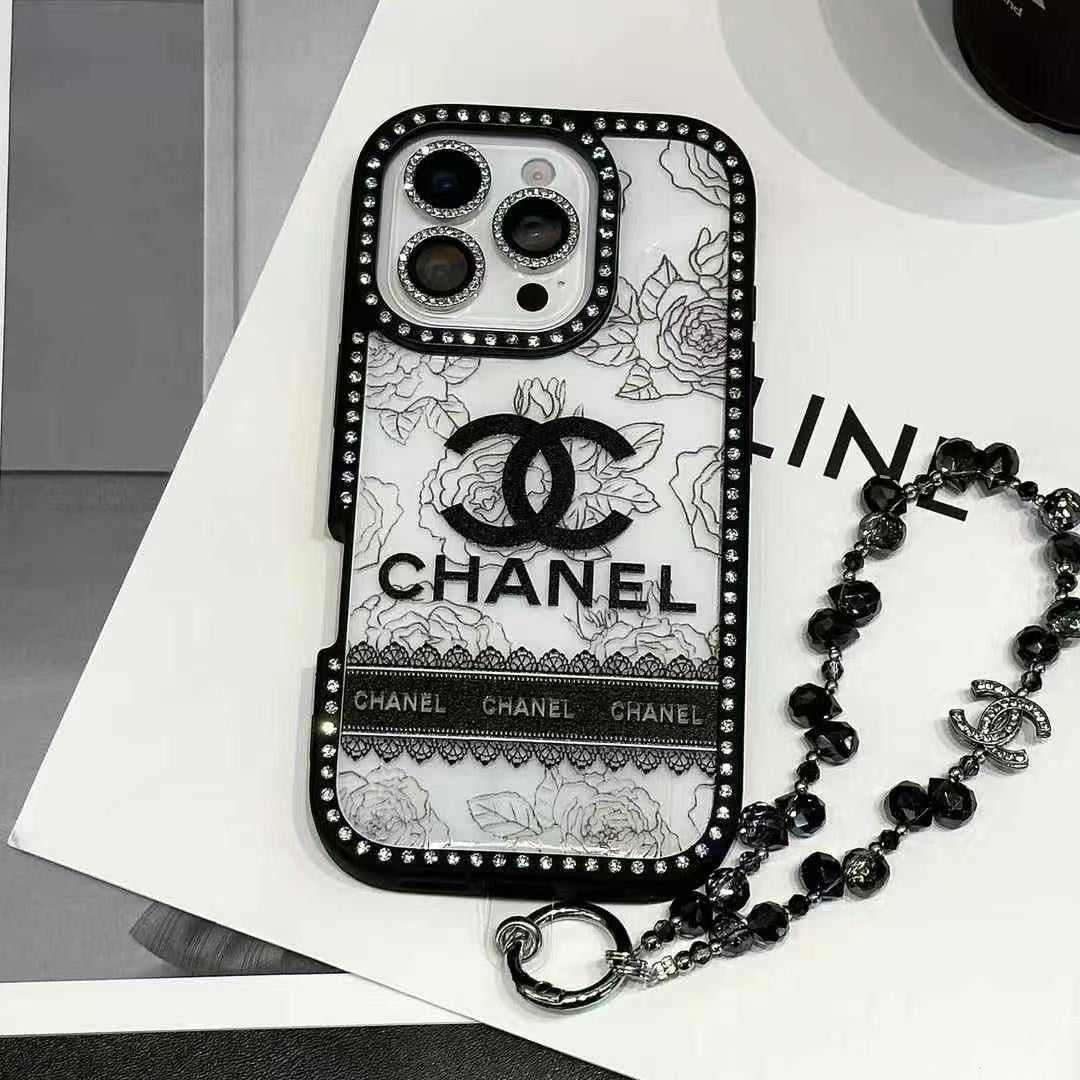 Black Drill Style Phone Case For iPhone
