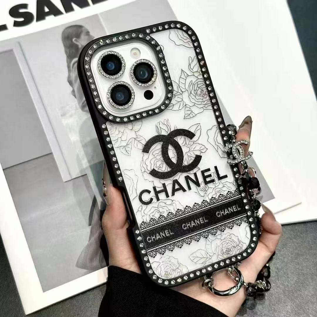 Black Drill Style Phone Case For iPhone