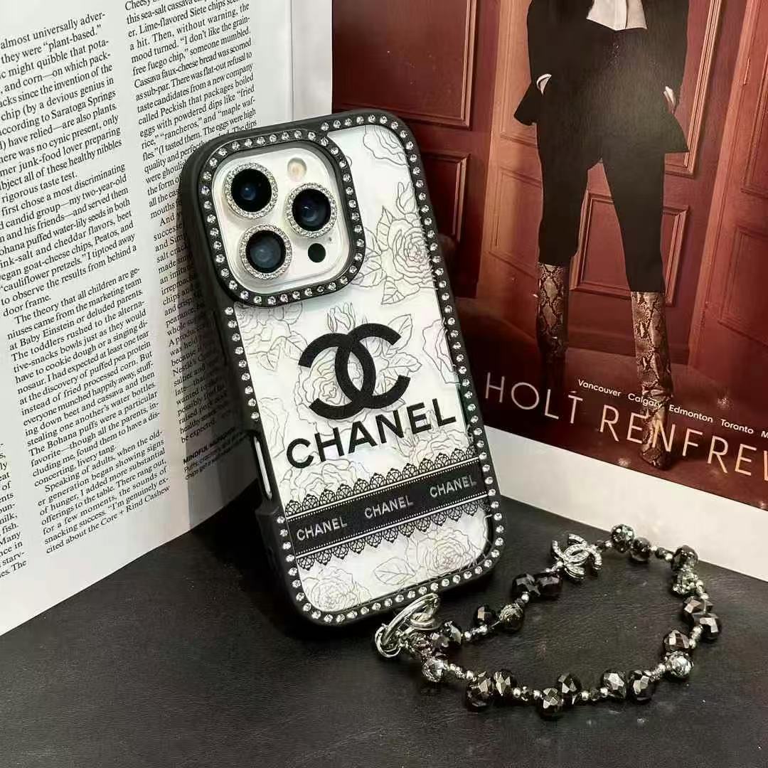 Black Drill Style Phone Case For iPhone
