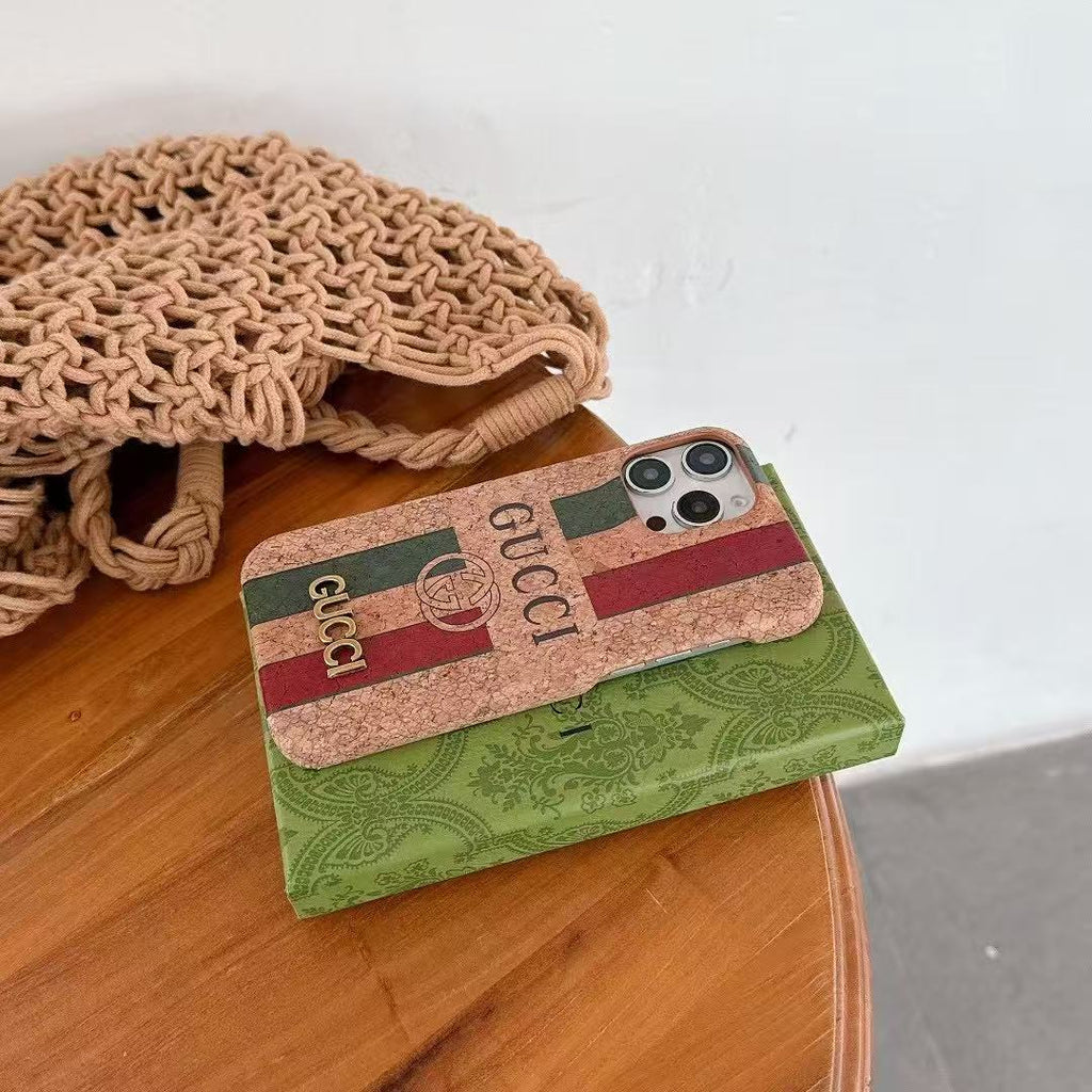 Wood Color Design Phone Case For iPhone