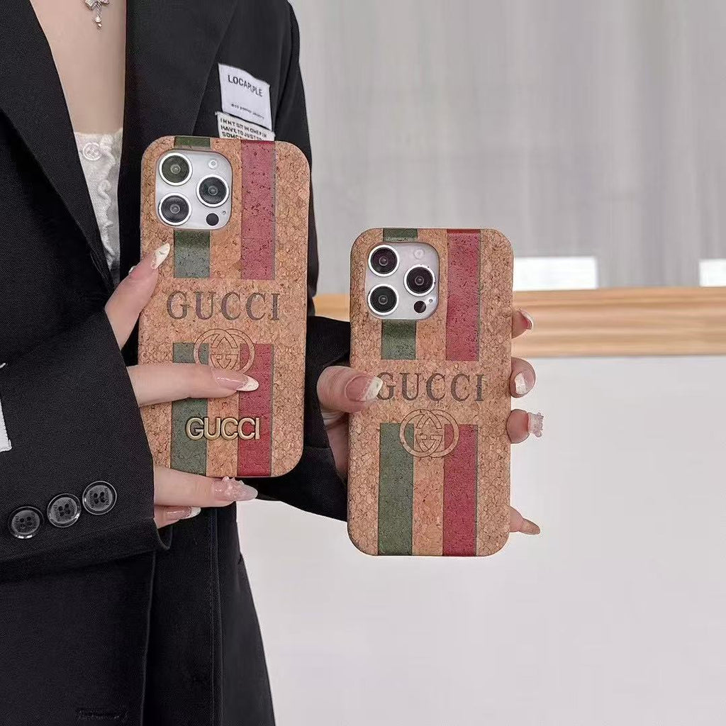 Wood Color Design Phone Case For iPhone