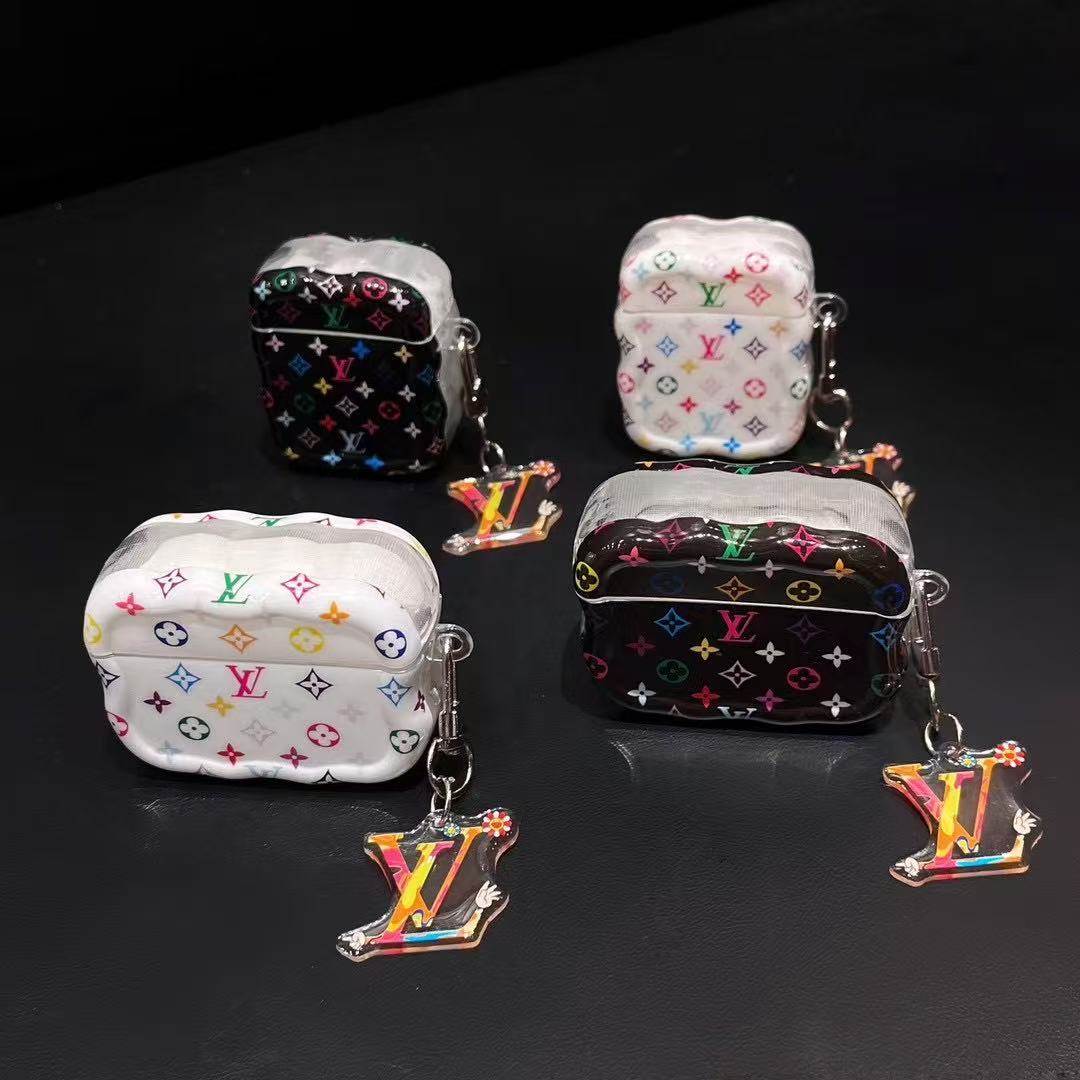 Colorful Silicone Pattern AirPods Case