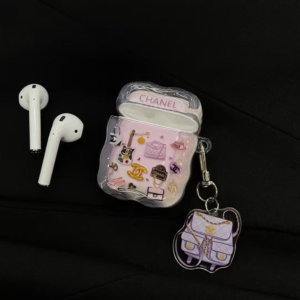 Cute Silicone Pattern AirPods Case