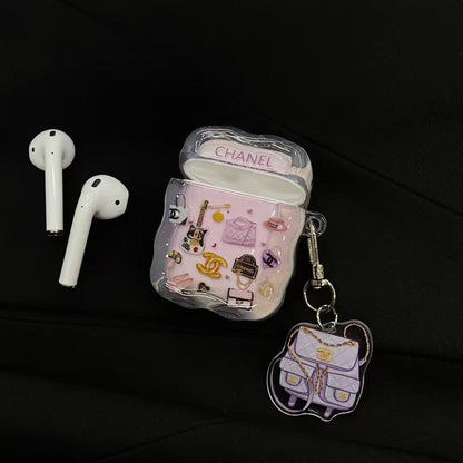 Cute Silicone Pattern AirPods Case