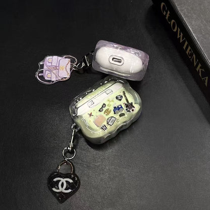 Cute Silicone Pattern AirPods Case
