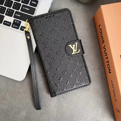 Wallet Printed Phone Case For iPhone