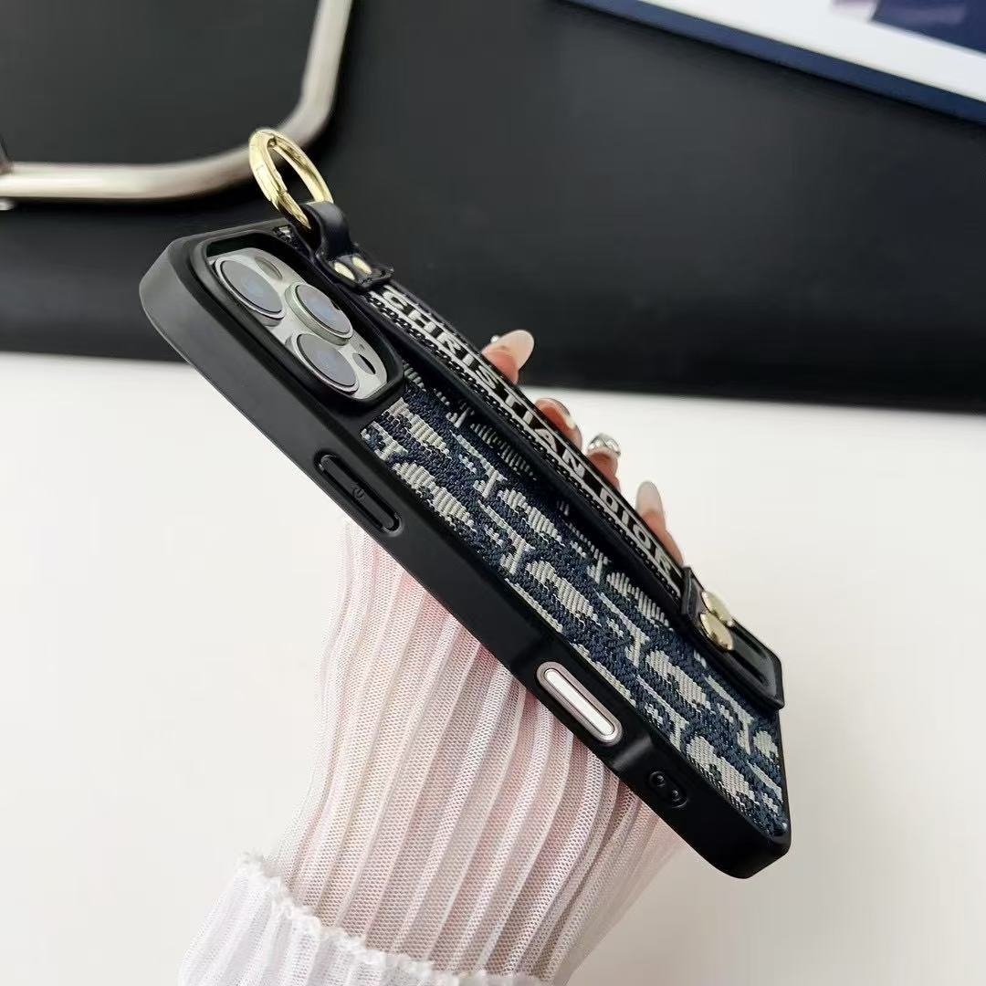 Black Wristband Phone Case For iPhone