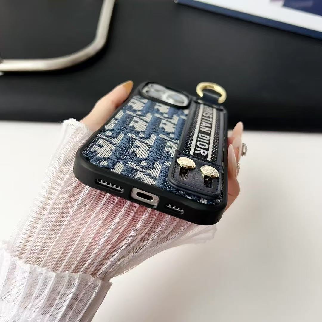 Black Wristband Phone Case For iPhone