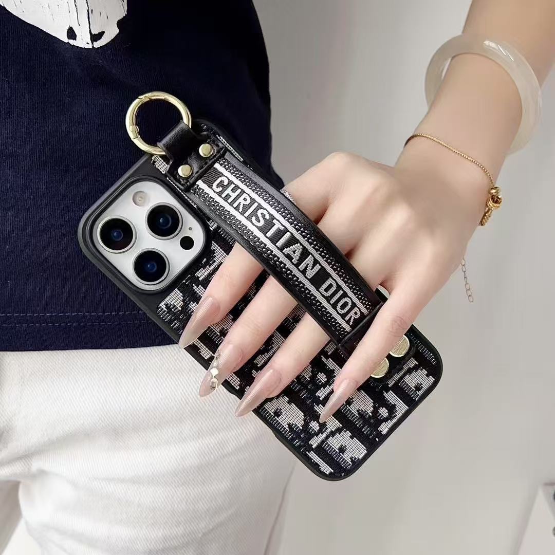 Black Wristband Phone Case For iPhone