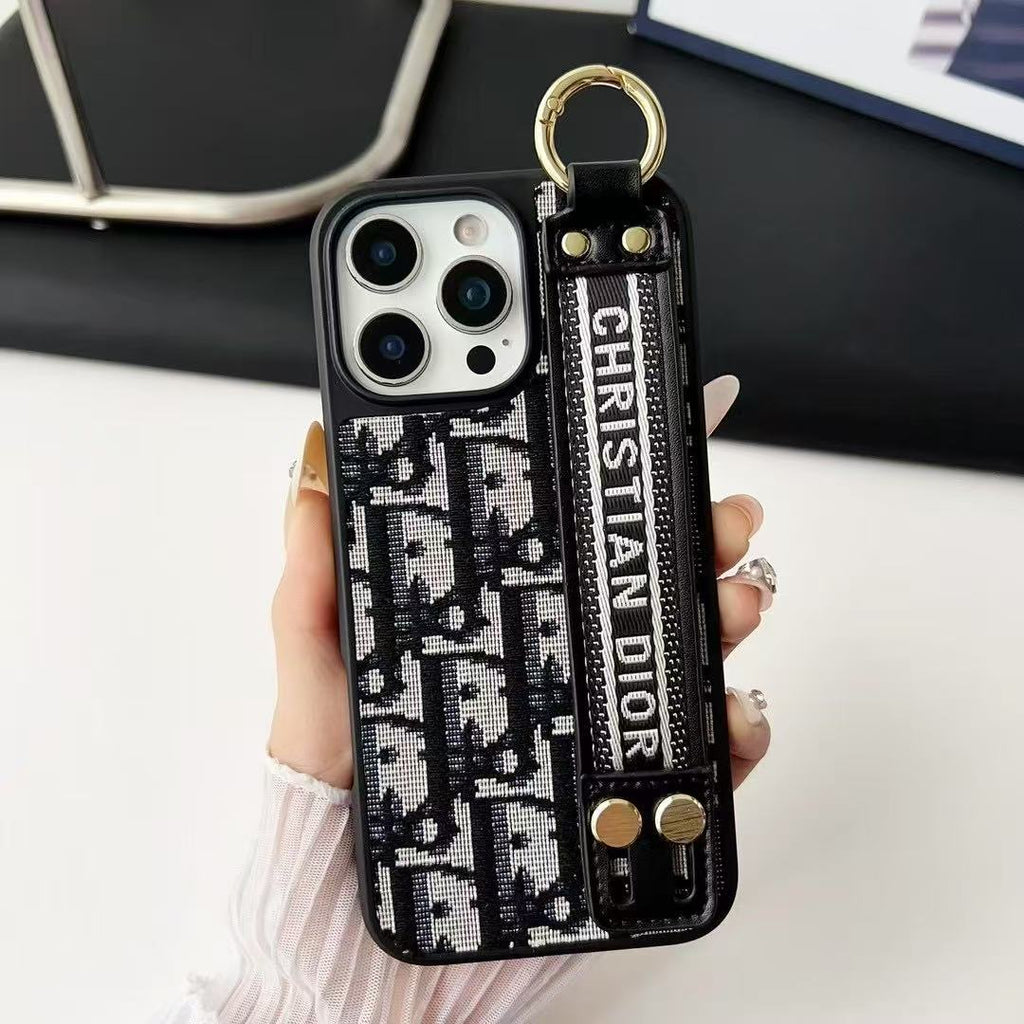 Black Wristband Phone Case For iPhone