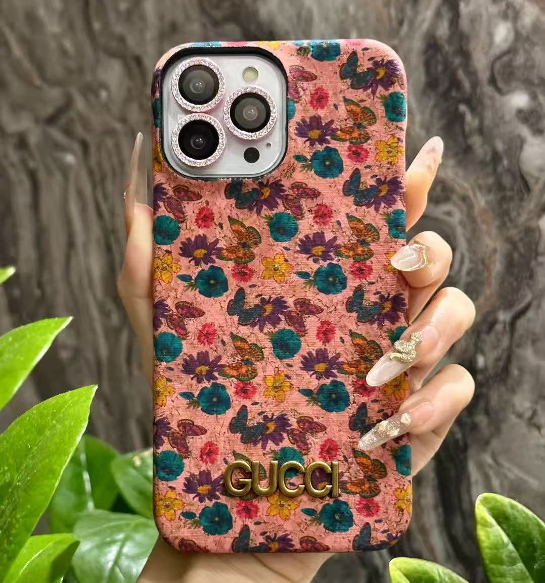 Trendy Flowers Style Phone Case For iPhone