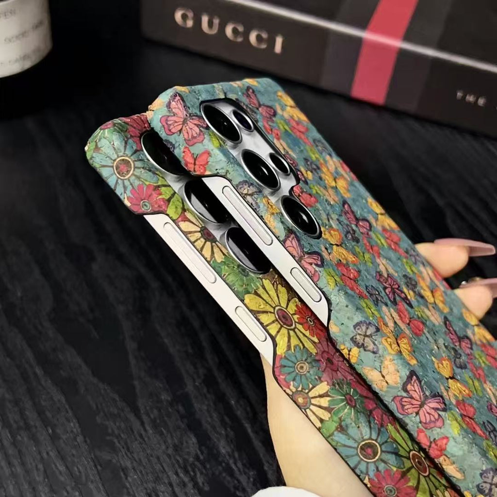 Trendy Blumen Stil Galaxy Fall für Samsung