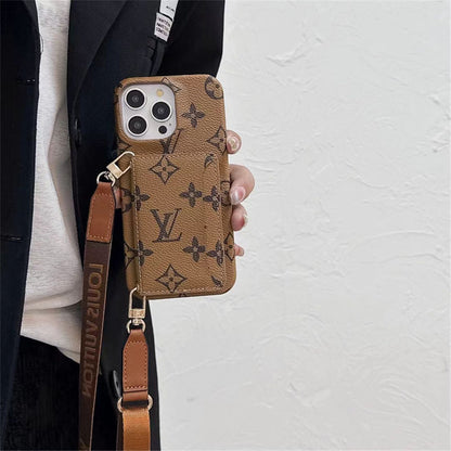 Wallet Leather Phone Case For iPhone