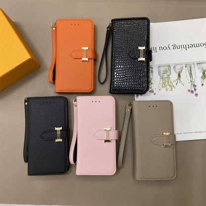 Charm Classic Leather Phone Case