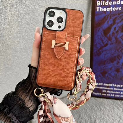 Luxury Card Holder Phone Case For iPhone