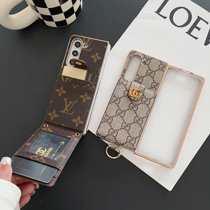 Étui porte-cartes avec cordon pour Samsung Galaxy
