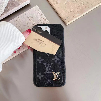 Black Card Phone Case For iPhone