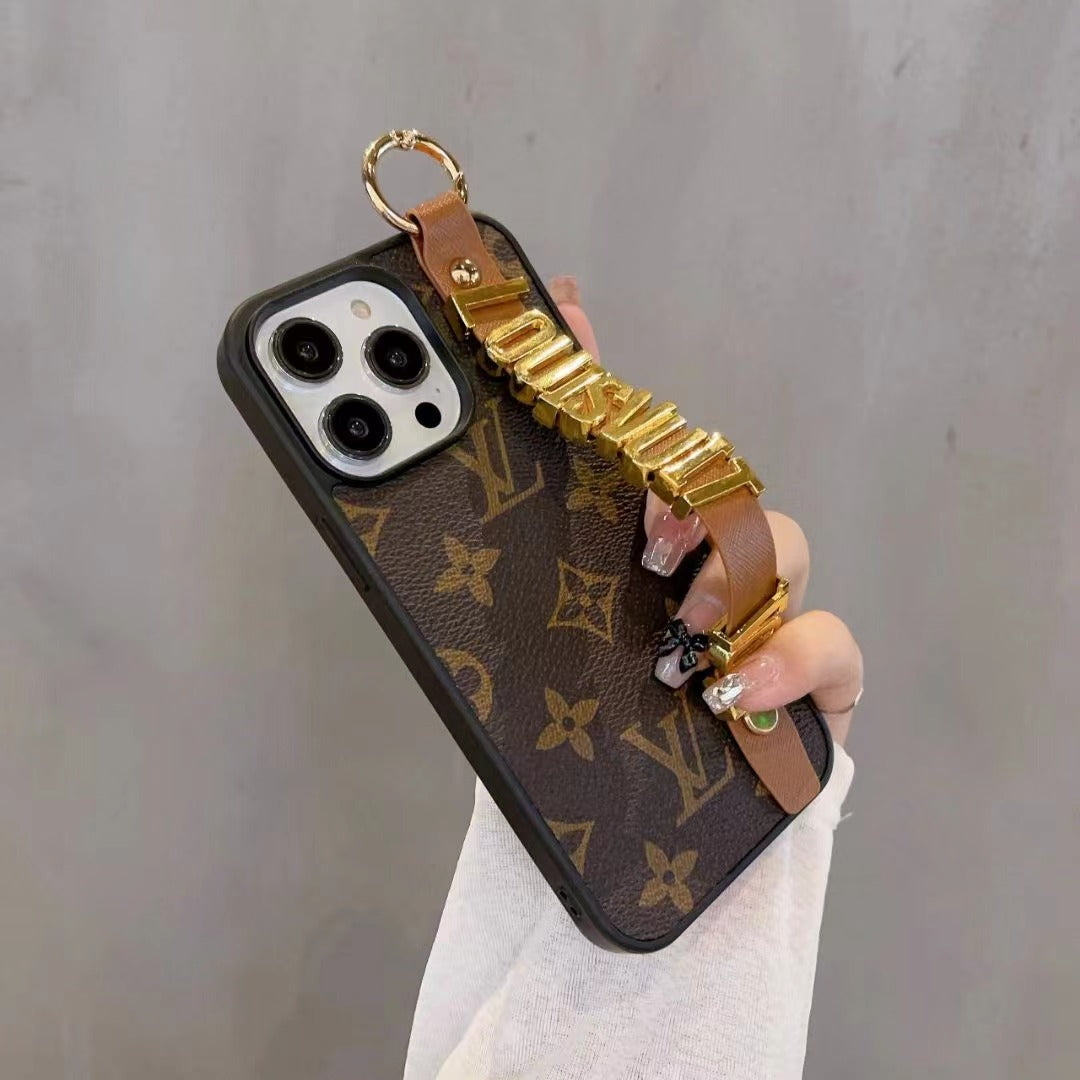 Gold Wristband Phone Case For iPhone