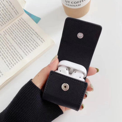 Metal Button AirPods Case