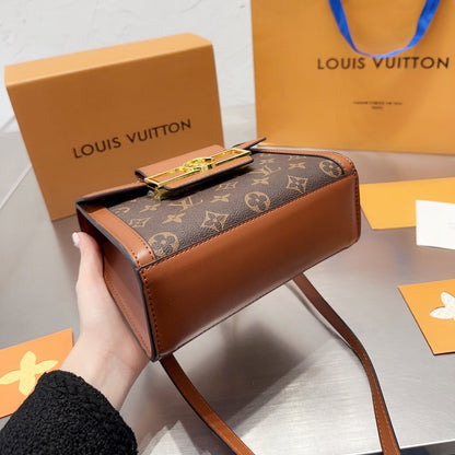 Borsa a tracolla classica in pelle