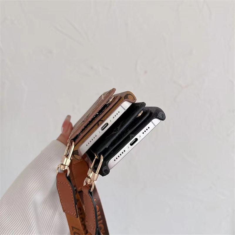 Wallet Leather Phone Case For iPhone