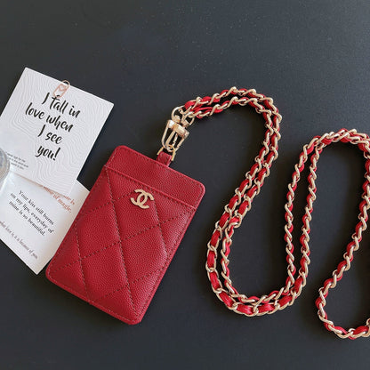 Metal Chain Bag Card Wallet