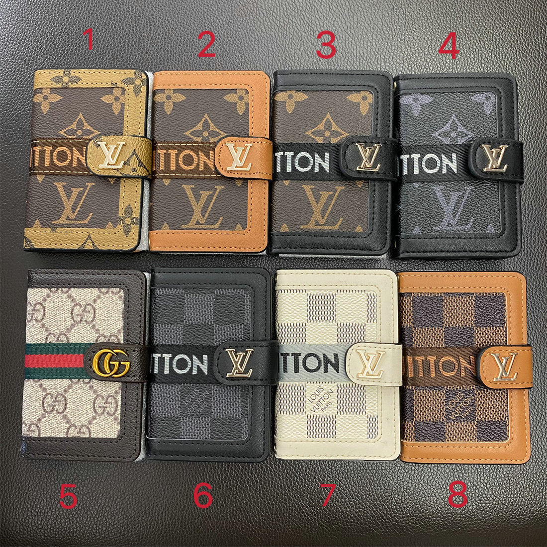 Leather High Quality Flip Card Wallet