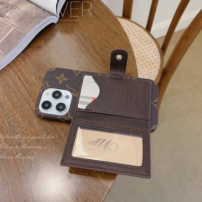 Summer Card Holder Phone Case For iPhone