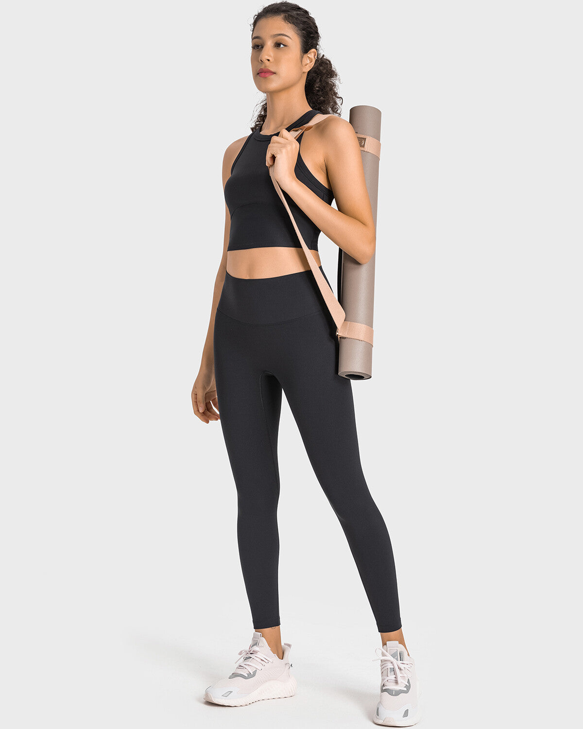 Leggings senza cuciture Allison - Nero