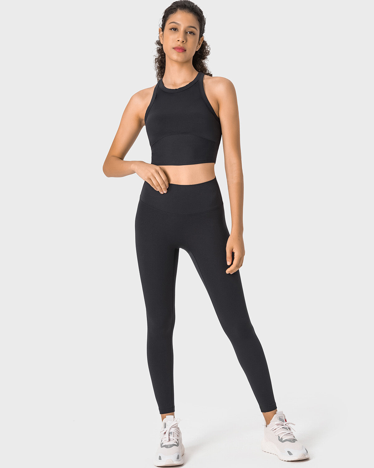 Leggings senza cuciture Allison - Nero