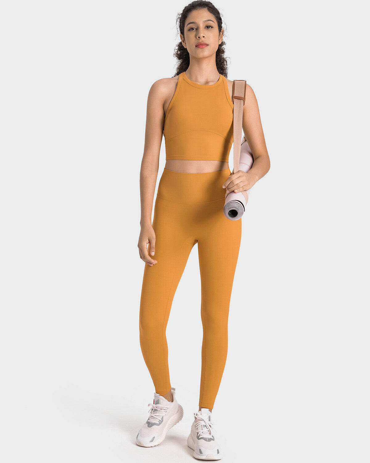 Leggings senza cuciture Allison - Ocra
