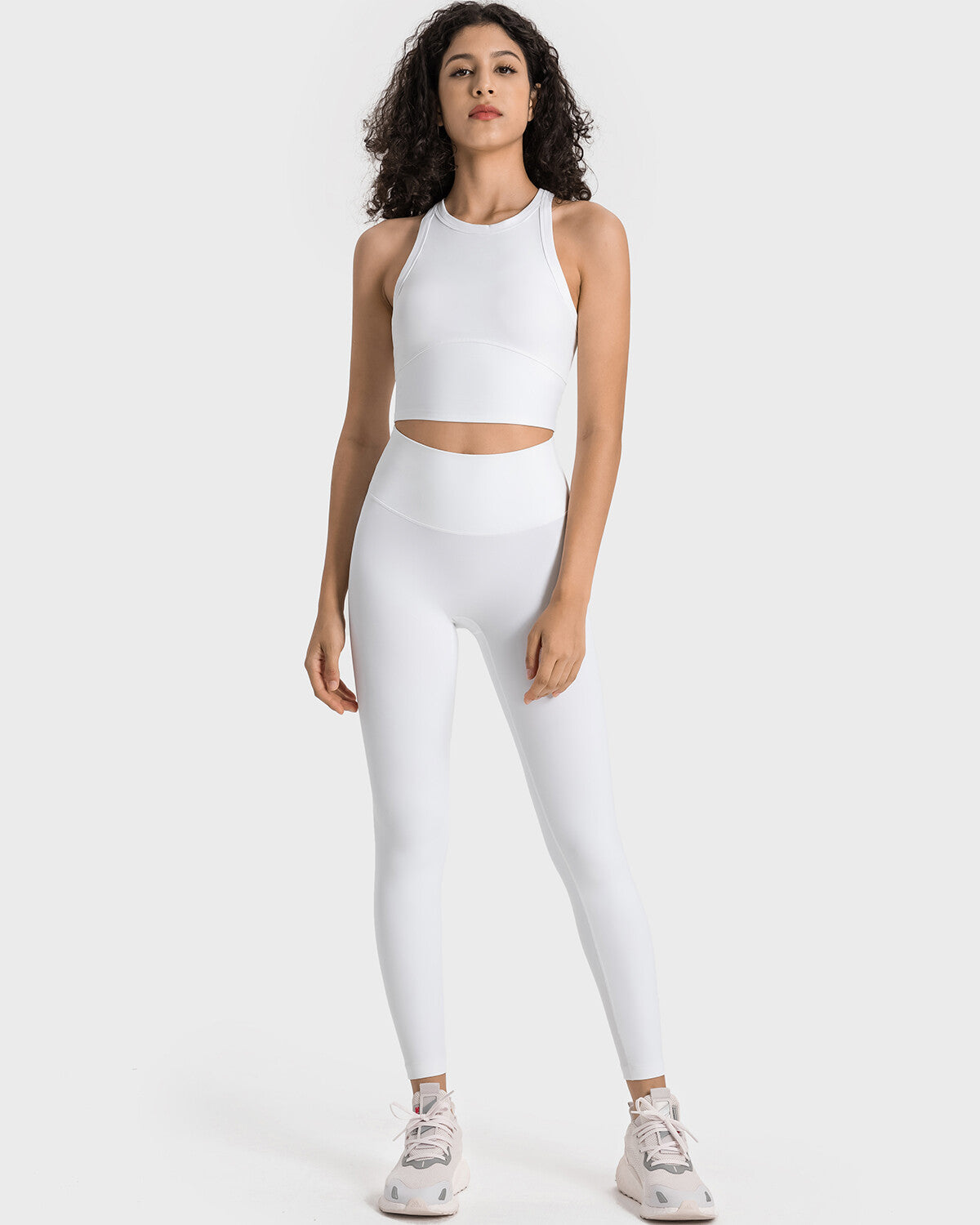 Leggings senza cuciture Allison - Bianco