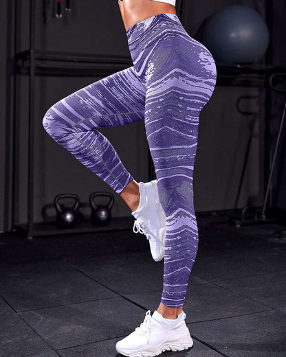 Aspen Seamless Leggings - Blue