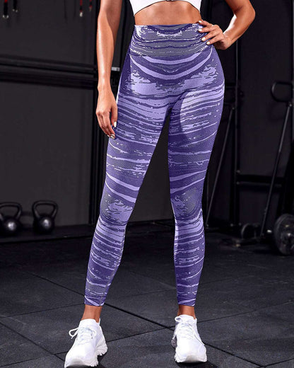 Aspen Seamless Leggings - Blue