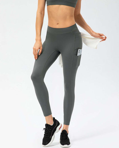 Athena Seamless Pocket Leggings - Grey