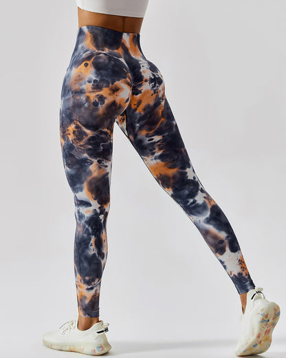 Leggings senza cuciture Eliana - Arancione