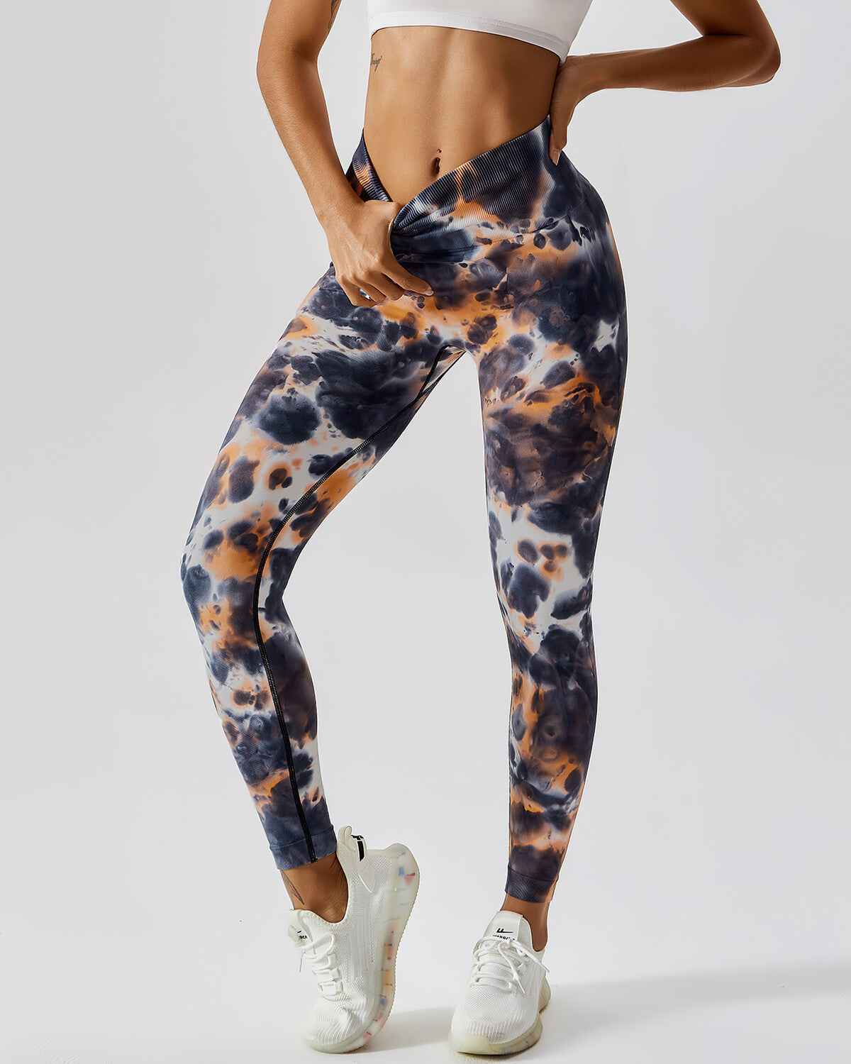 Leggings senza cuciture Eliana - Arancione