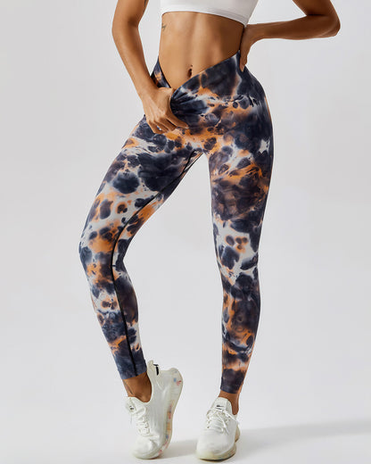 Leggings senza cuciture Eliana - Arancione
